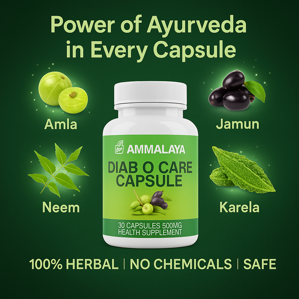Ammalaya Diab O Care | 100% Herbal | No Chemicals | Safe